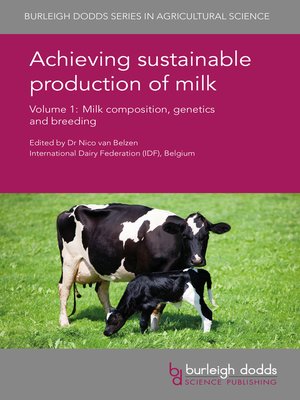 cover image of Achieving sustainable production of milk Volume 1